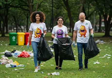 Команды по уборке окружающей среды