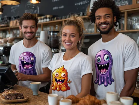 Персонал магазинов и кафе